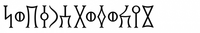 Musnad Serif Normal Font UPPERCASE