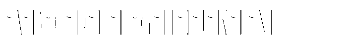 Mustacher Inline Fx Font UPPERCASE
