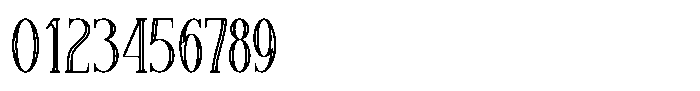 Mustacher Inline Font OTHER CHARS