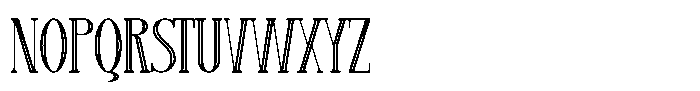 Mustacher Inline Font LOWERCASE