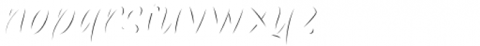 Mustank Light Script Font LOWERCASE