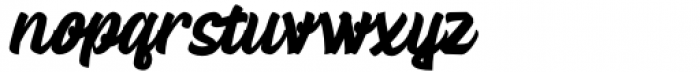 Mustank Script Font LOWERCASE