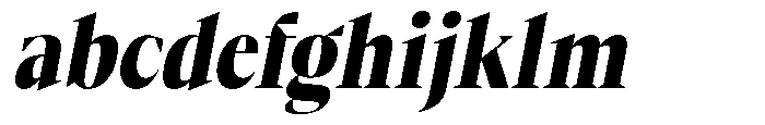 Mustank Serif Black Condensed Italic FONT