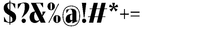 Mustank Serif Black Condensed Font OTHER CHARS