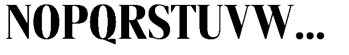 Mustank Serif Black Condensed Font UPPERCASE
