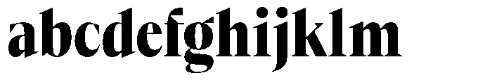 Mustank Serif Black Condensed FONT