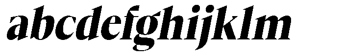 Mustank Serif Black Semi Condensed Italic FONT