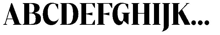 Mustank Serif Black Semi Condensed Font UPPERCASE