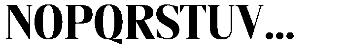 Mustank Serif Black Semi Condensed Font UPPERCASE