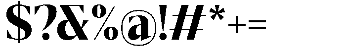 Mustank Serif Black Font OTHER CHARS