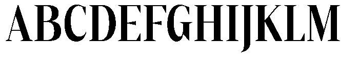 Mustank Serif Bold Condensed Font UPPERCASE