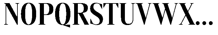 Mustank Serif Bold Condensed Font UPPERCASE