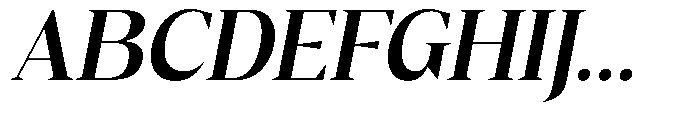 Mustank Serif Bold Italic Font UPPERCASE
