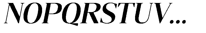 Mustank Serif Bold Italic Font UPPERCASE