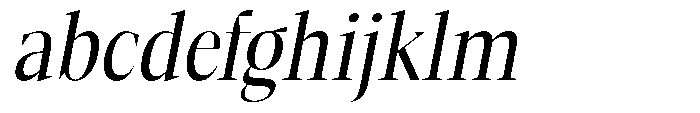 Mustank Serif Condensed Italic FONT
