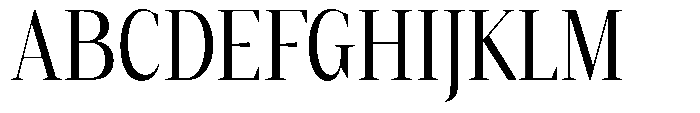 Mustank Serif Condensed Font UPPERCASE
