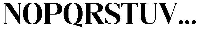 Mustank Serif Extra Bold Font UPPERCASE
