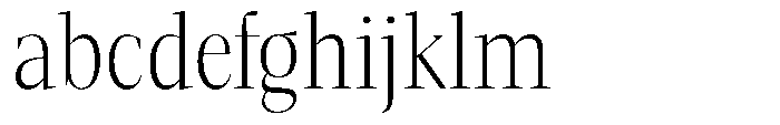 Mustank Serif Extra Light Condensed FONT