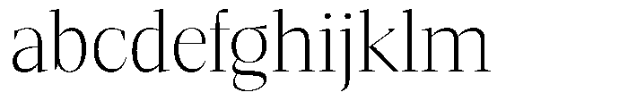 Mustank Serif Extra Light FONT