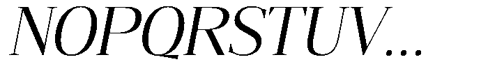 Mustank Serif Italic Font UPPERCASE