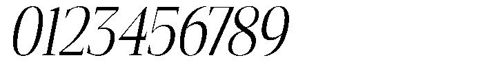 Mustank Serif Light Condensed Italic Font OTHER CHARS