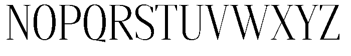 Mustank Serif Light Condensed Font UPPERCASE