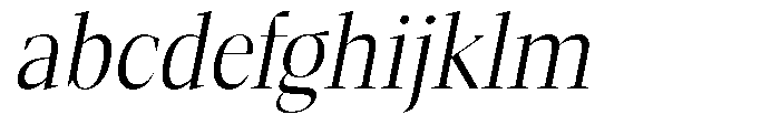 Mustank Serif Light Semi Condensed Italic FONT