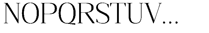 Mustank Serif Light Font UPPERCASE