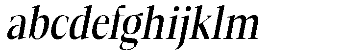Mustank Serif Medium Condensed Italic FONT