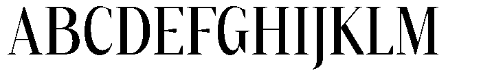 Mustank Serif Medium Condensed Font UPPERCASE
