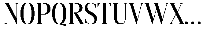 Mustank Serif Medium Condensed Font UPPERCASE