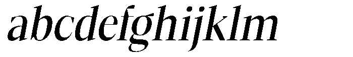 Mustank Serif Medium Semi Condensed Italic FONT