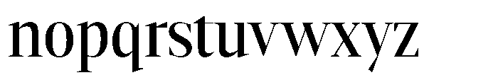 Mustank Serif Medium Semi Condensed Font LOWERCASE