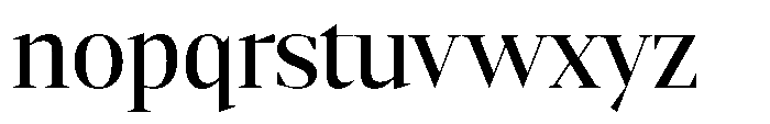 Mustank Serif Medium Font LOWERCASE