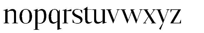 Mustank Serif Regular Font LOWERCASE