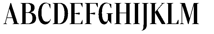 Mustank Serif Semi Bold Condensed Font UPPERCASE