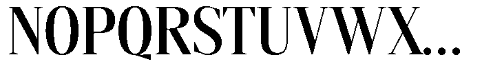 Mustank Serif Semi Bold Condensed Font UPPERCASE