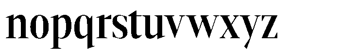 Mustank Serif Semi Bold Condensed Font LOWERCASE