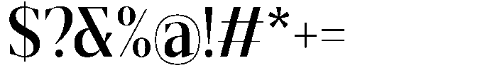 Mustank Serif Semi Bold Semi Condensed Font OTHER CHARS