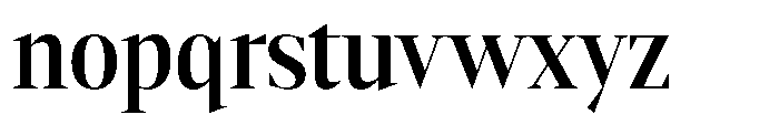 Mustank Serif Semi Bold Semi Condensed Font LOWERCASE