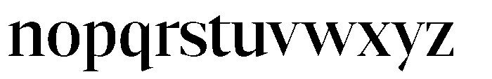 Mustank Serif Semi Bold Font LOWERCASE