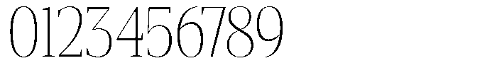 Mustank Serif Thin Condensed Font OTHER CHARS