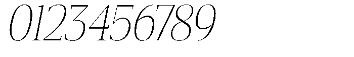 Mustank Serif Thin Semi Condensed Italic Font OTHER CHARS
