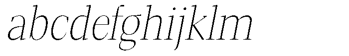 Mustank Serif Thin Semi Condensed Italic FONT