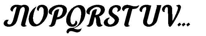 Mustaqim Slant Font UPPERCASE