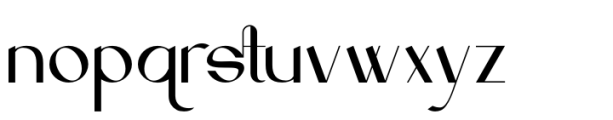 Musthyka Regular Font LOWERCASE