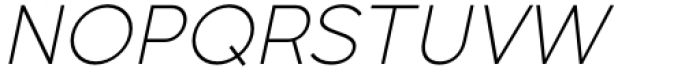 Mustica Pro Extra Light Italic Font UPPERCASE