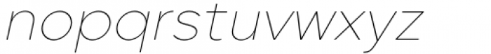 Mustica Pro Extra Thin Italic Font LOWERCASE