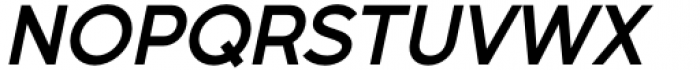 Mustica Pro Semi Bold Italic Font UPPERCASE