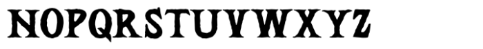 Mustkill Font LOWERCASE